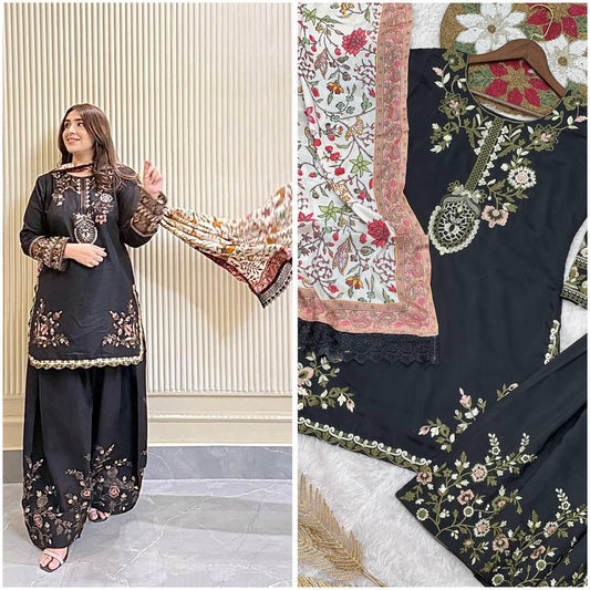 Royal Embroidered Kurta Set for Women