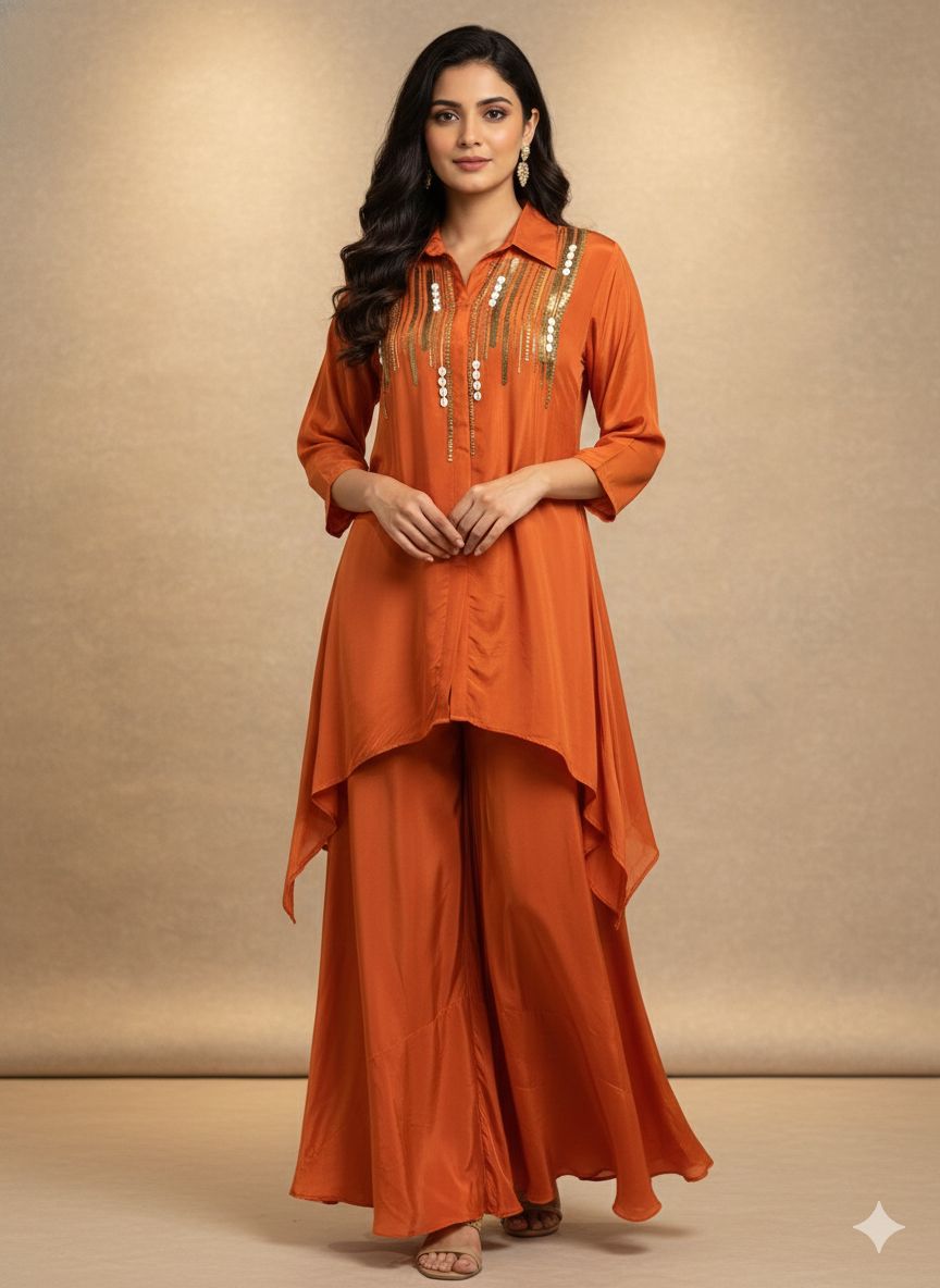 Elegant Embroidered Designer Suit for Women
