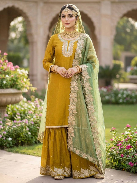 Classic Embroidered Anarkali Suit for Women