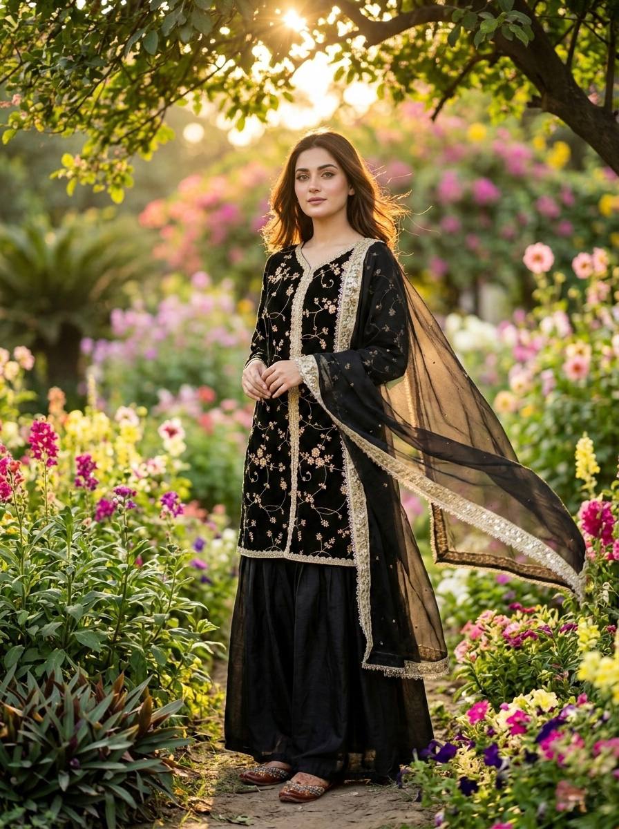Elegant Black Suit Set