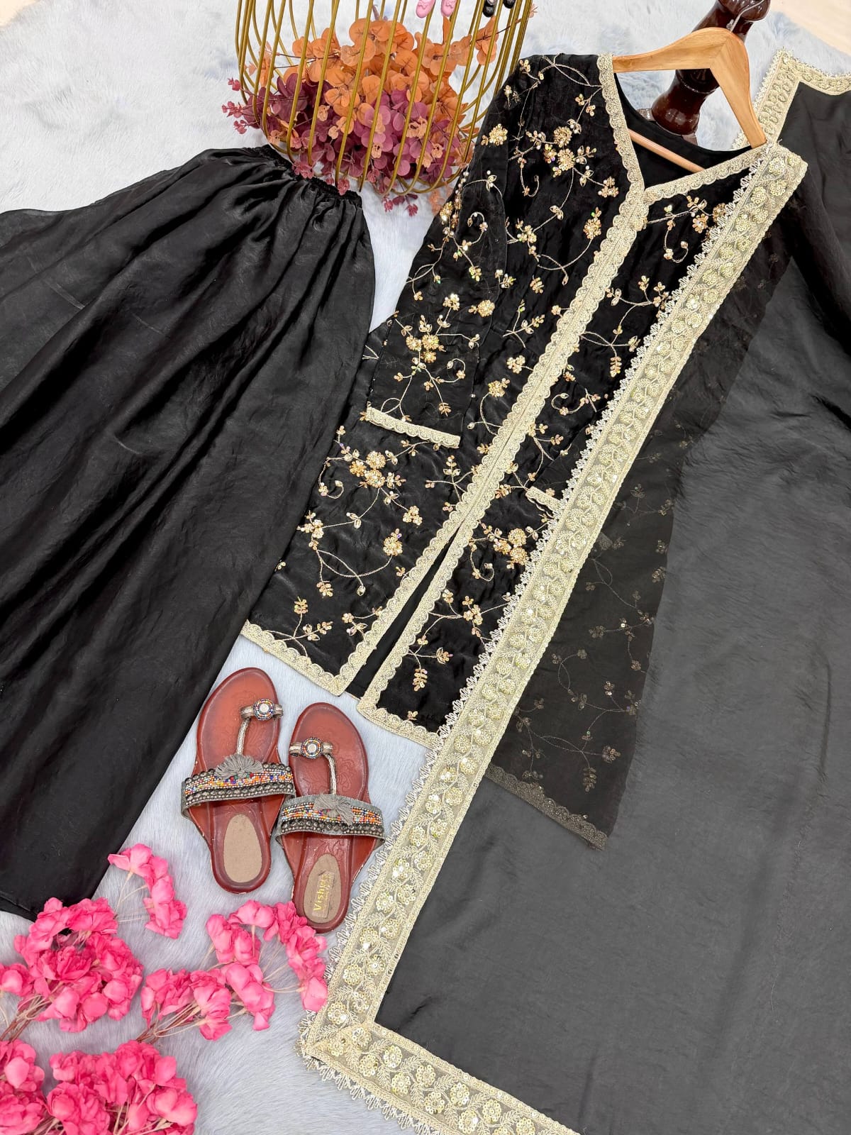 Elegant Black Suit Set