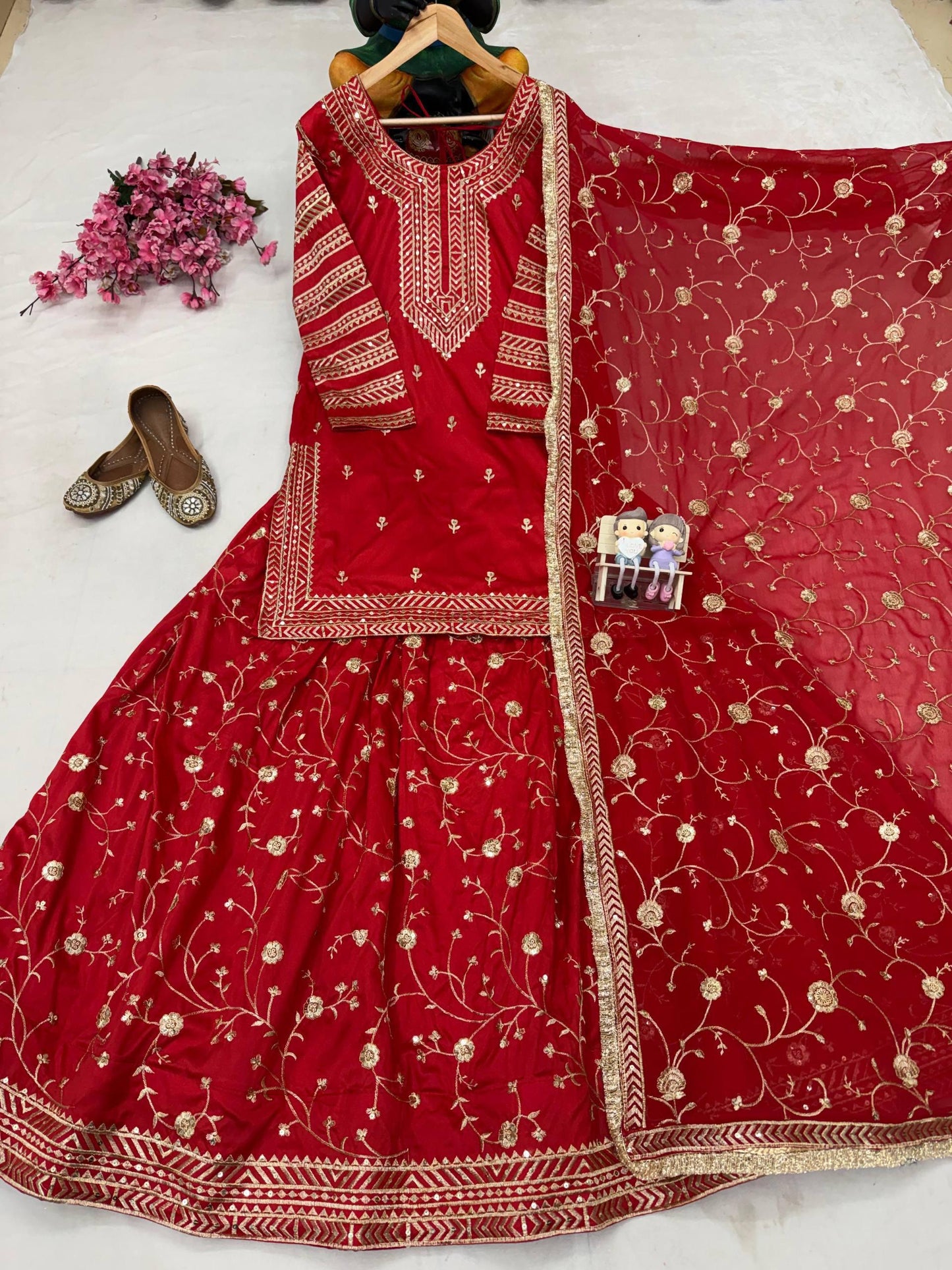 Elegant Designer Party Wear Suit Set